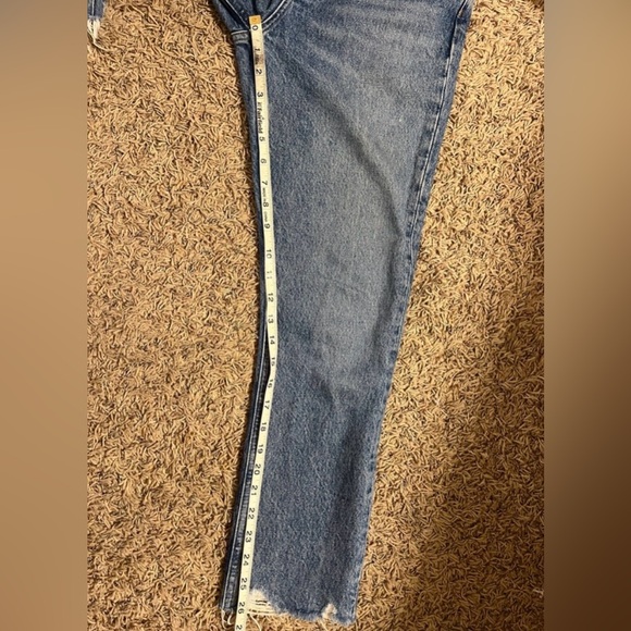 Agolde Riley High Rise Straight Crop Jeans - Picture 10 of 10